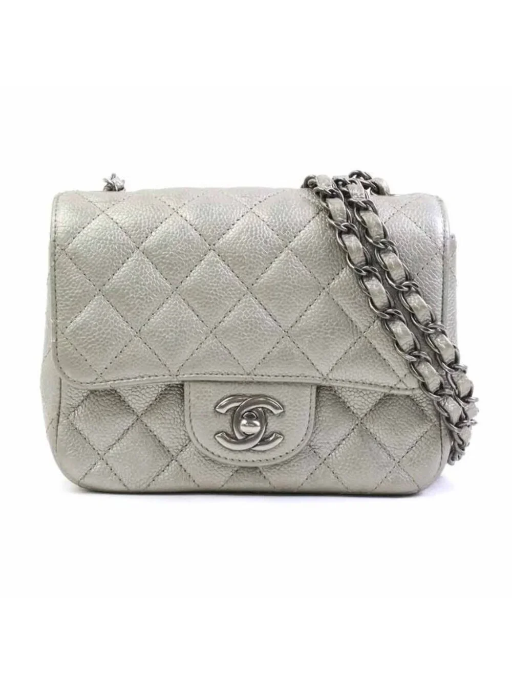 Chanel Shoulder Bag Gray